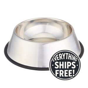 stainless steel dog food bowl